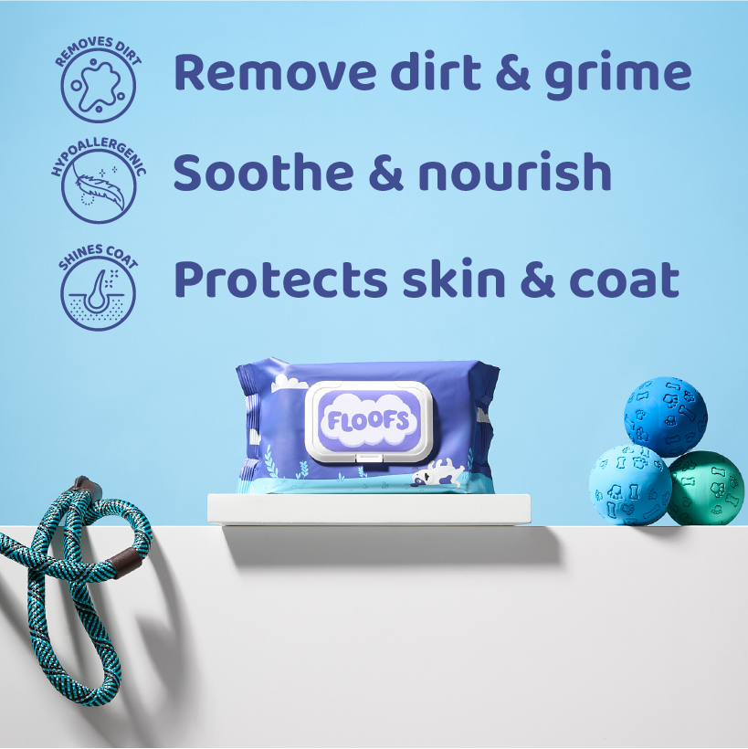 Floofs Pet Wipes - For Cats & Dogs