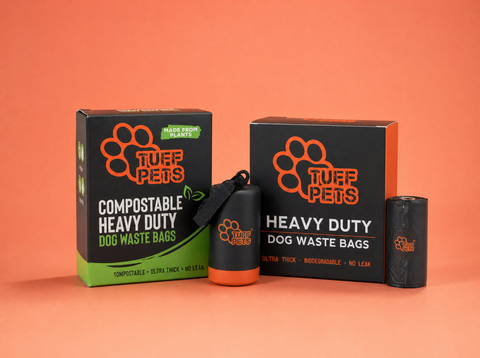 Tuff Pets Compostable & Biodegradable dog poo bags