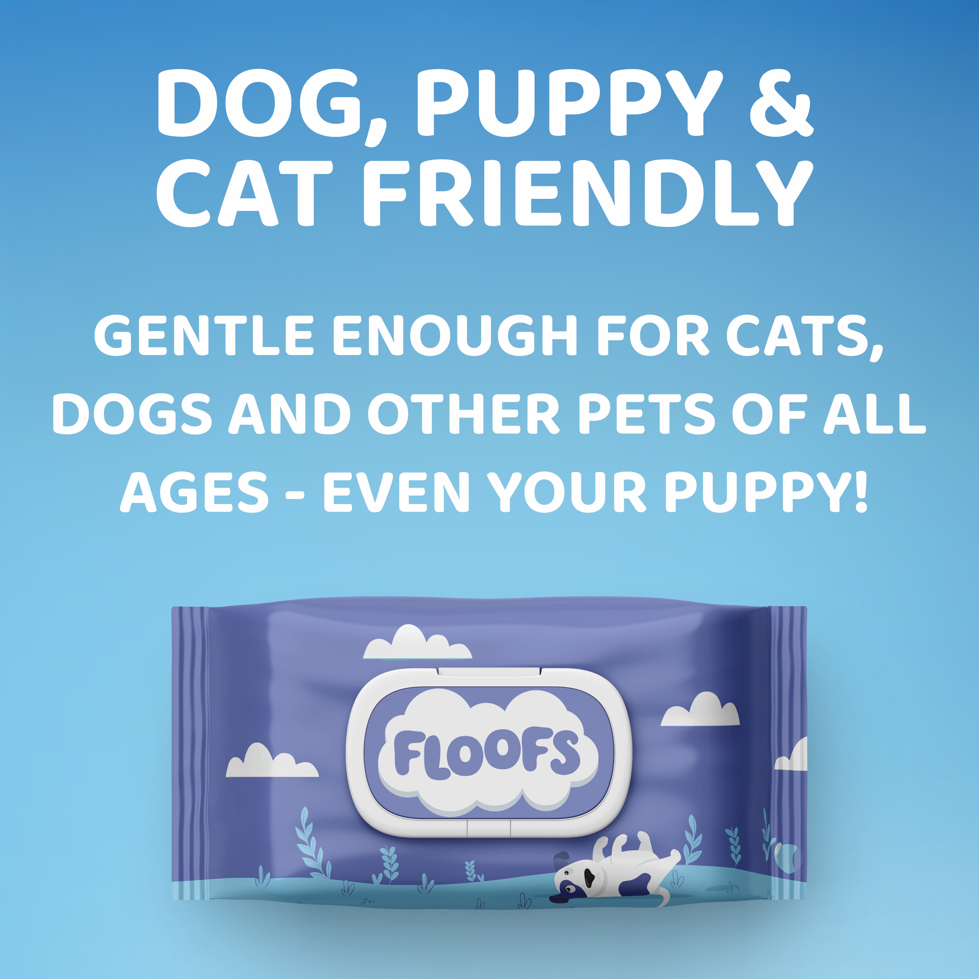 Floofs Pet Wipes - For Cats & Dogs