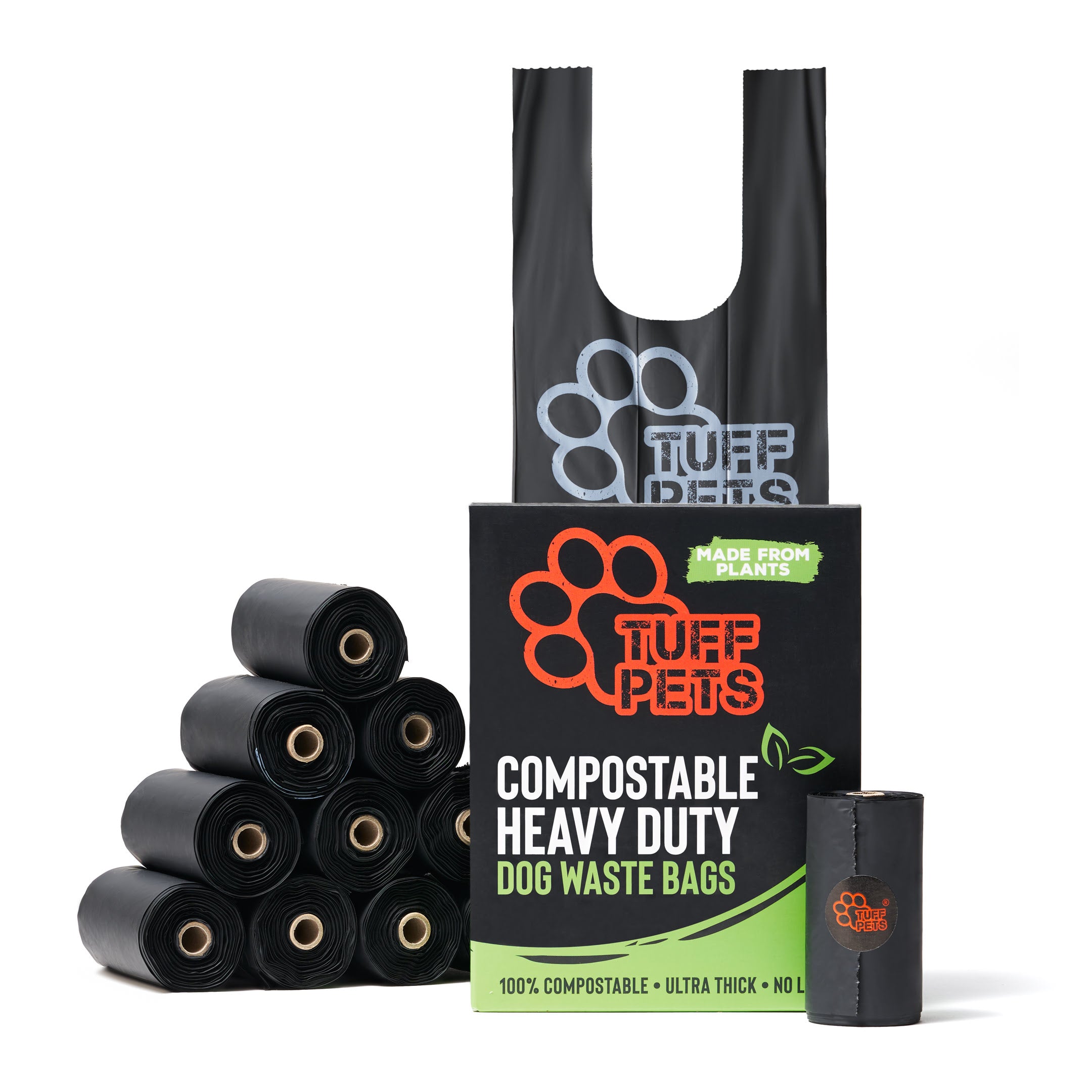 Compostable Dog Poop Bags - Heavy Duty