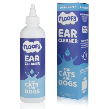 Floofs Pet Ear Cleaner - Bottle and Box